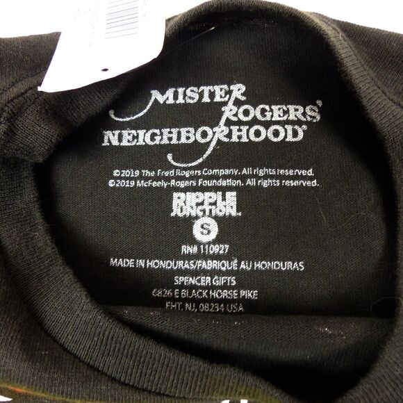 Mister Rogers Neighborhood Shirt Mens S Black You are Special Graphic Funny NWT - Picture 5 of 7